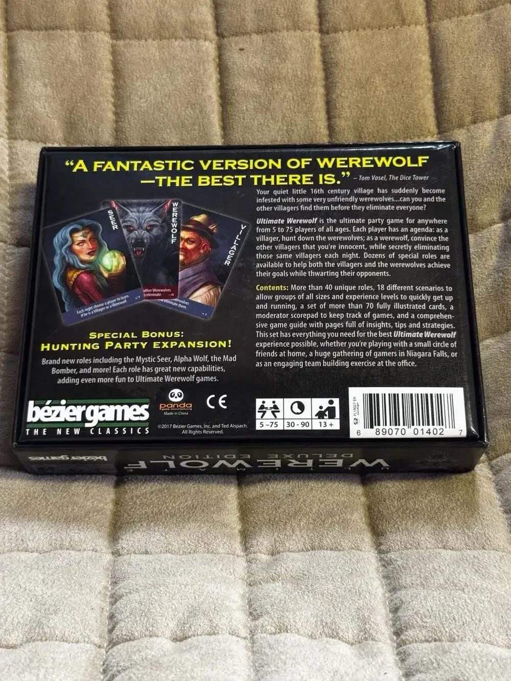 Bezier Games ultimate werewolf